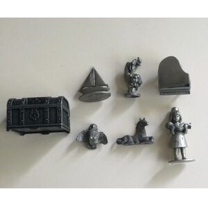 Vintage Mixed Pewter  Figures (set of 7)